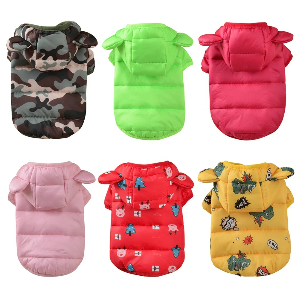 Autumn Winter Pet Clothes For Small Medium Dog Dog Hoodie Coat Puppy