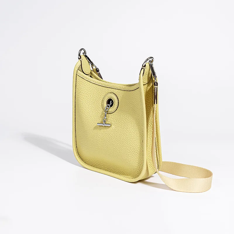 Crossbody Cowhide Shoulder Single Bag Handbags For Women Casual High-Quality Messenger Versatile Luxury Female Multicolored Y2k