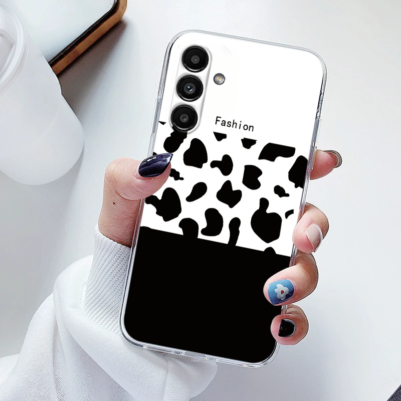 Clear Floral Cartoon Heart Shockproof Soft TPU Case - Transparent Cover