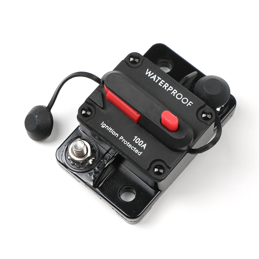DaierTek 20A-300A Leistungsschalter 12V Trolling mit manuellem Reset Boot Manueller Stromschutz für Audiosicherung Auto 48VDC Wasserdicht – Detail 16