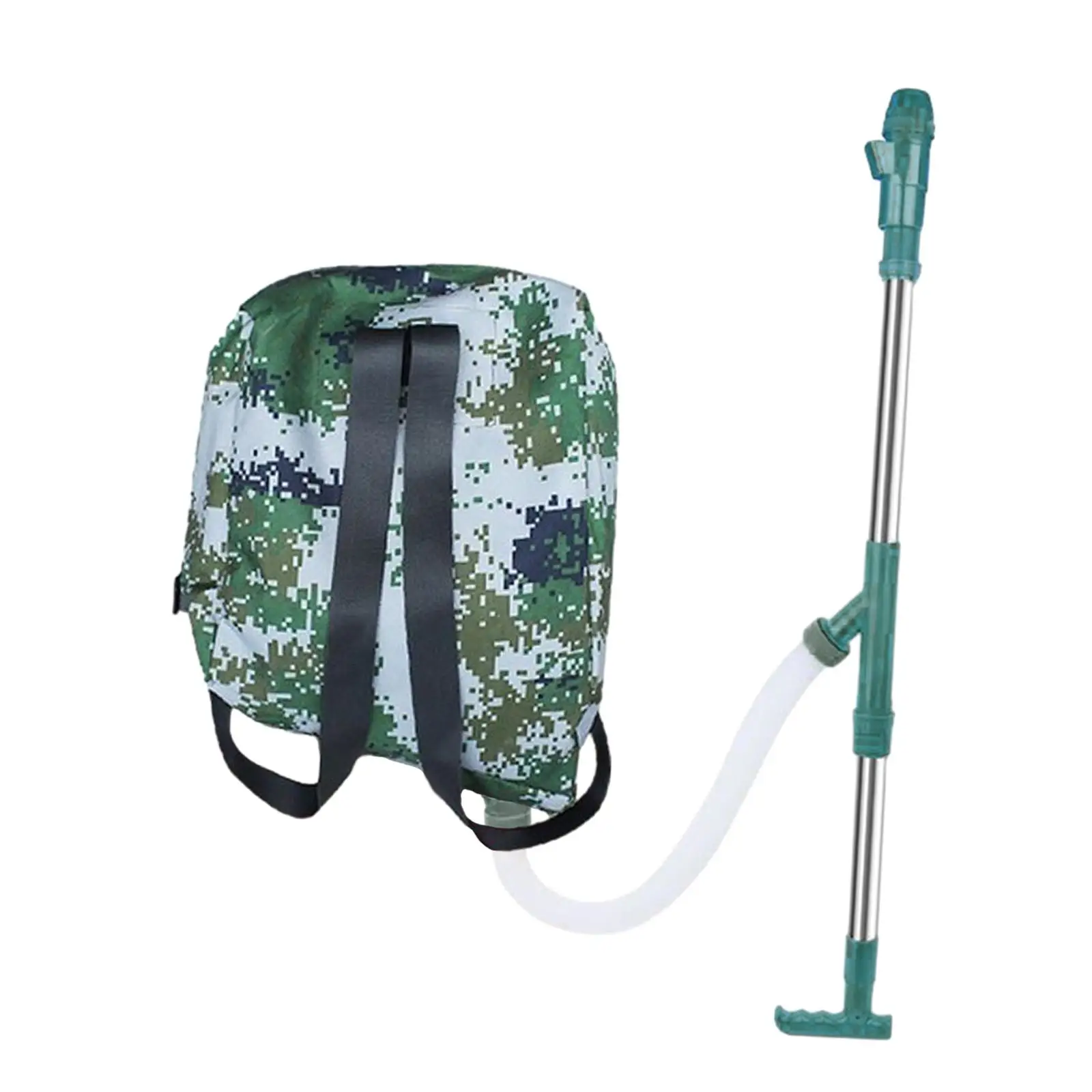 Manual Fertilizer Sprayer Adjustable Shoulder Strap Time Saving Stainless Steel