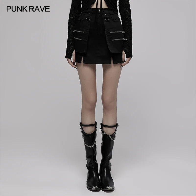 punk-rave-women's-punk-style-metal-rivets-heavy-industrial-mini-skirt-fashion-sexy-personality-black-skirts-women-spring-summer