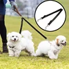 Nylon Pet Dog Leash Colorful Traction Rope Detachable One For Two Pet Dog Traction Leash Nylon Double Leash Kit For 2 Dogs 6