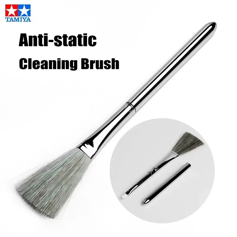 Anti-static Cleaning Brush Tamiya 74078 Dust Removing Model Tool Double Head Soft Brush for Model Building Tools Hobby DIY