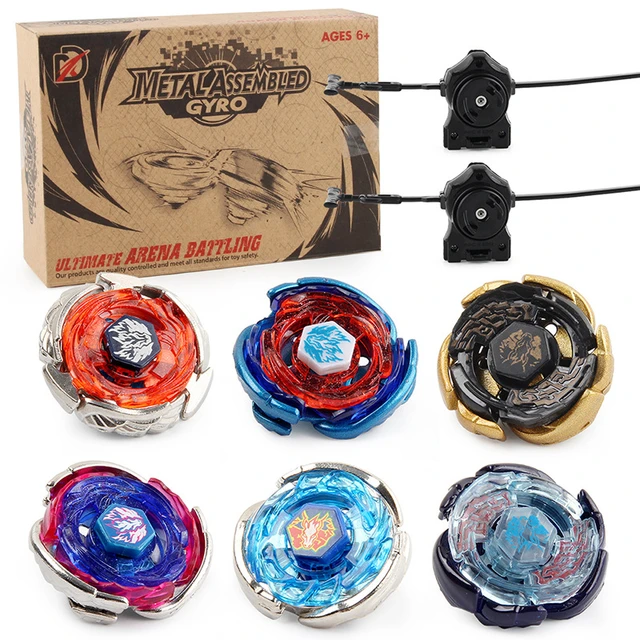 Spinning Top Beyblade Metal Fusion Launcher