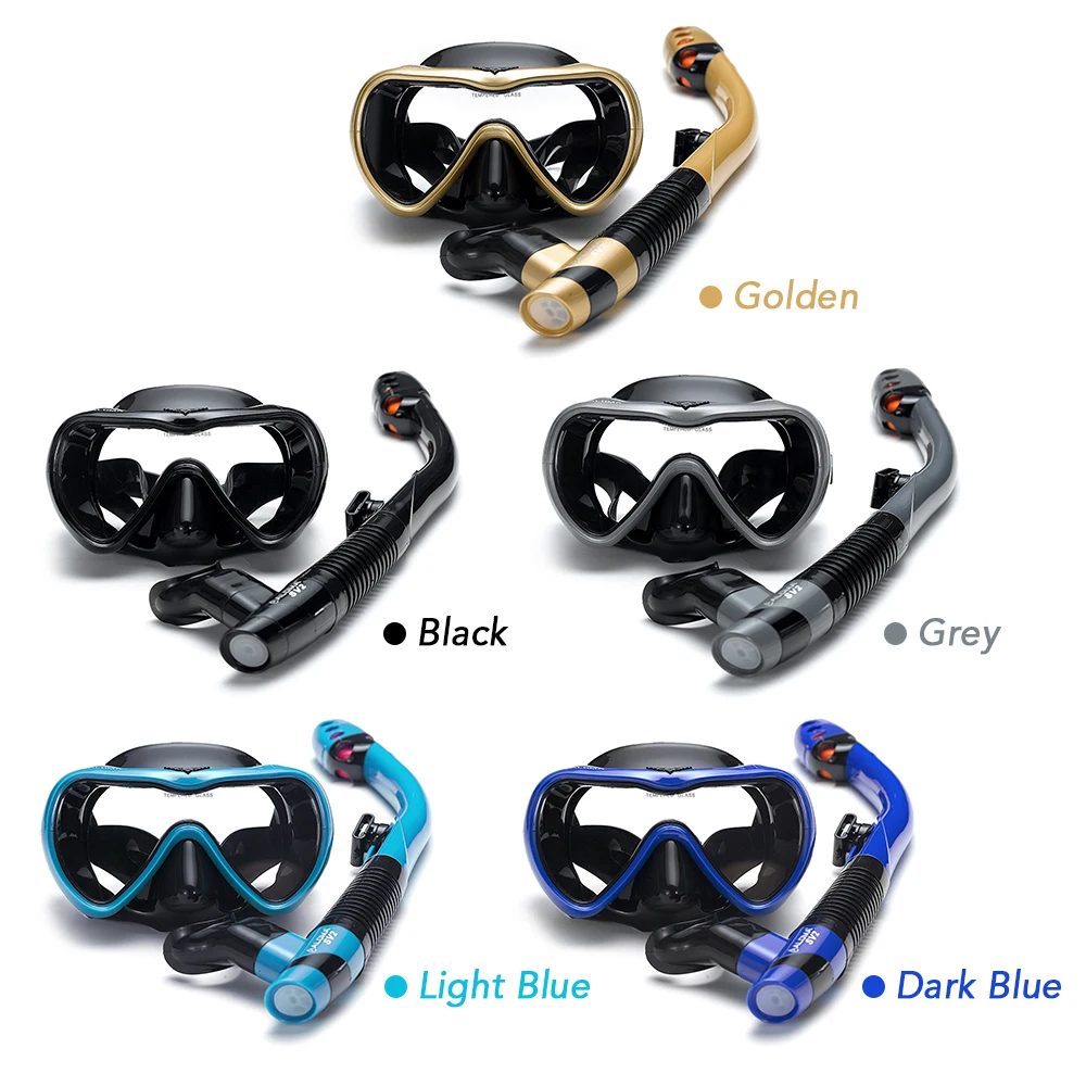Snorkel Set Swimming Snorkeling Goggles Diving Mask