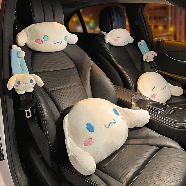 Cinnamoroll Neck Headrest Pillow Car  Sanrio Cinnamoroll Car Pillow -  Anime Plush - Aliexpress