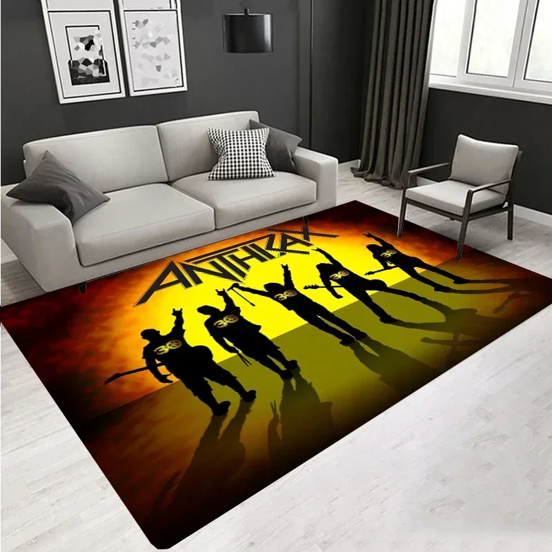 

A-Antihrax Band Printed Carpet Living Room Bedroom Decoration Carpet Kitchen Bathroom Non slip Floor Mat Door Mat Birthday Gift