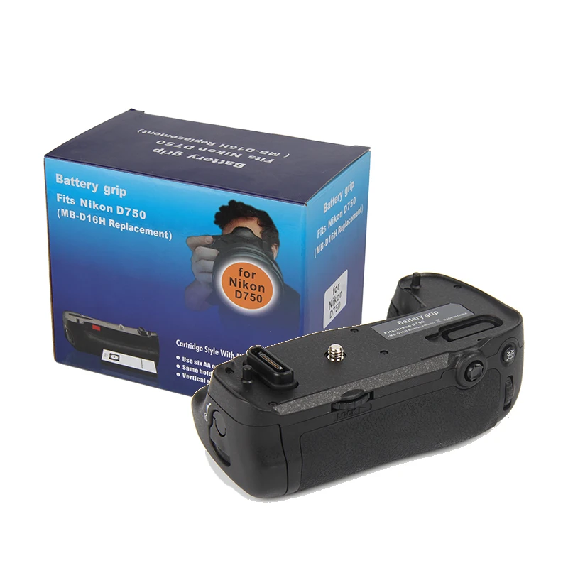 MB-D16 Vertical Battery Grip Multi-Power Battery Pack for Nikon D750 Camera Replace MB-D16