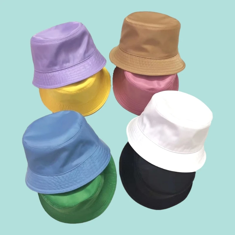 Designer Luxury Nylon Bucket Hat 