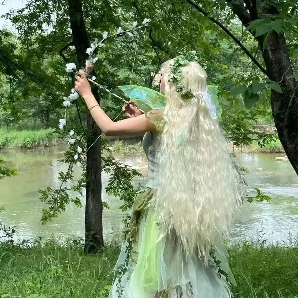 Cute Princess Angel Wing Fairy Wings Organza Dress UP Butterfly Wings Sparkling Elf Cosplay Wing Party Props