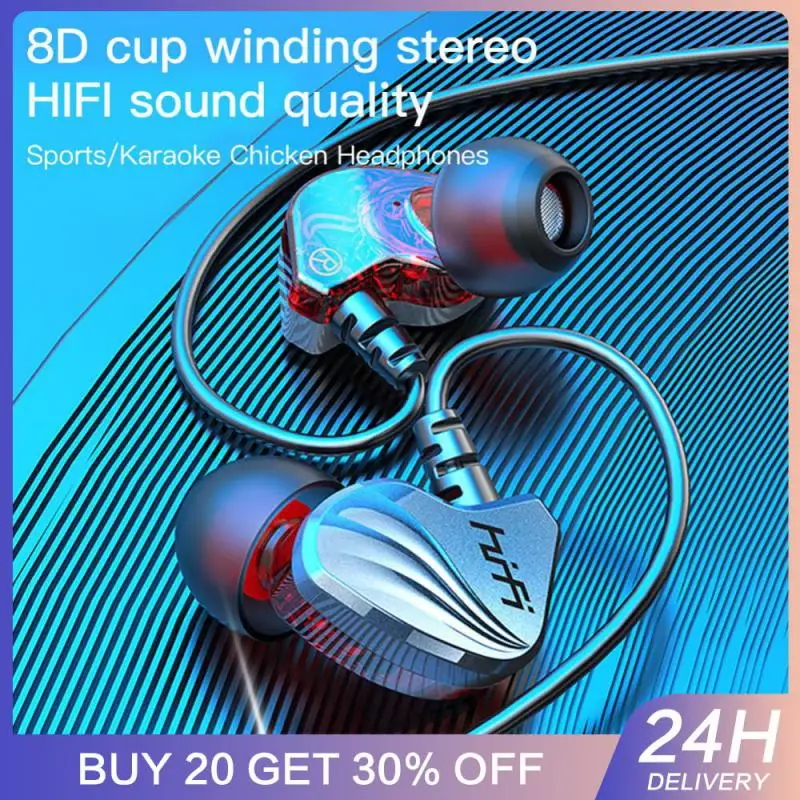 35mmWiredHeadphonesHIFIStereoMusicSportEarphonesGamerEarphone