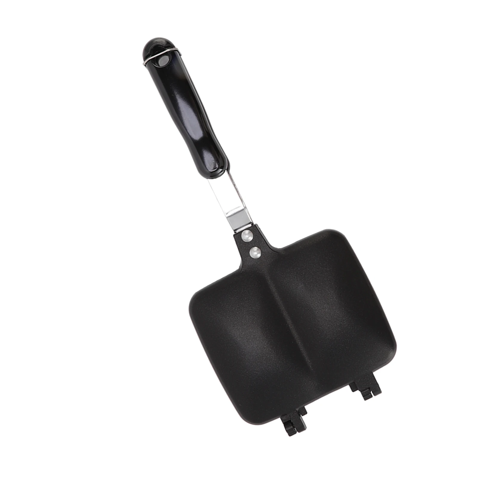 Grilled Maker Pan Prevent Burning Evenly Heated Double Sided Frying Pan Aluminum Alloy for Home Kitchen for Breakfast 4