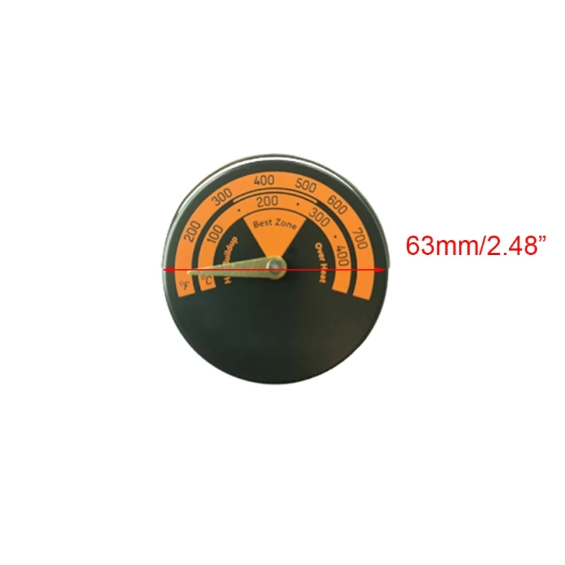 Magnetic Fireplace Fan Stove Thermomete Log Wood Burner Temperature Gauge stove fan wood burning stove