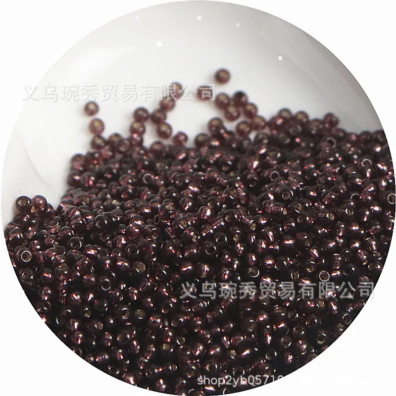 Filled Silver Glass Rice Beads for Handmade DIY Jewelry Accessories