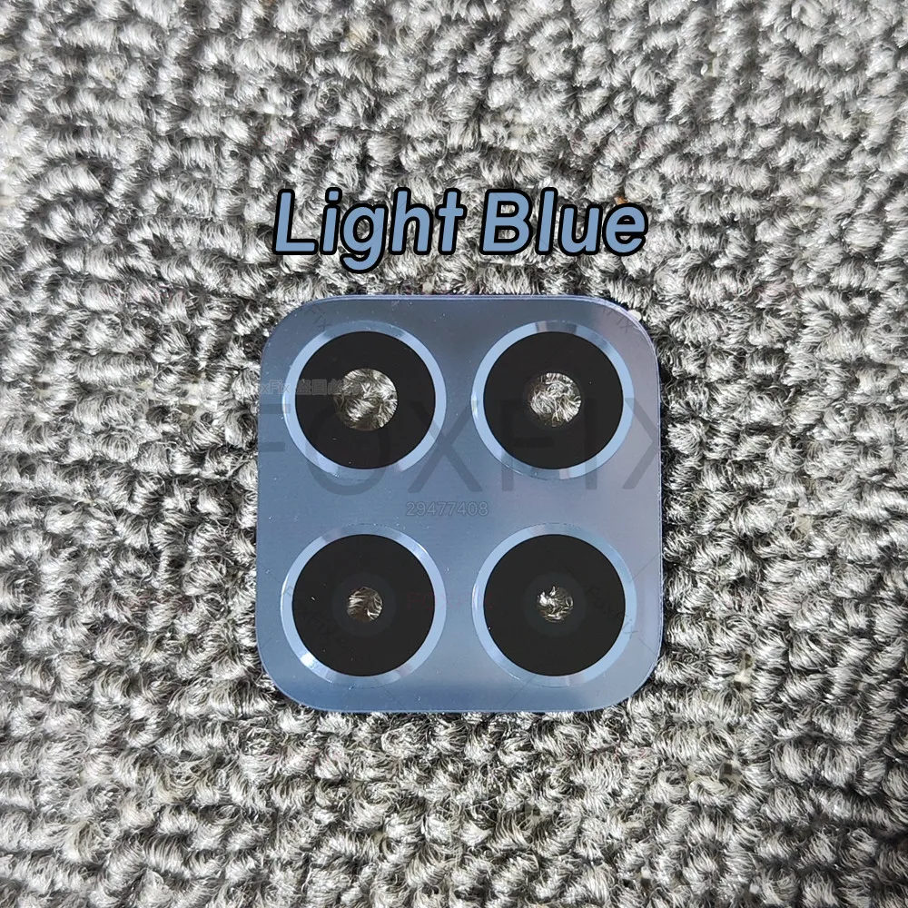 화웨이 명예 X8 5G X6 X6S VNE-LX1 VNE-LX2 VNE-LX3 VNE-N41 접착 스티커에 대 한 2pcs 후면 카메라 유리 렌즈 교체