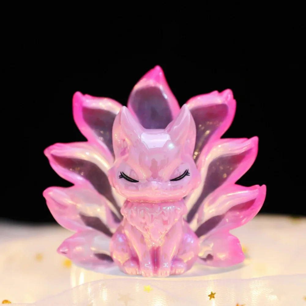 Nine Tailed Fox Blind Box Random Action Figure Toy Rose Fairy