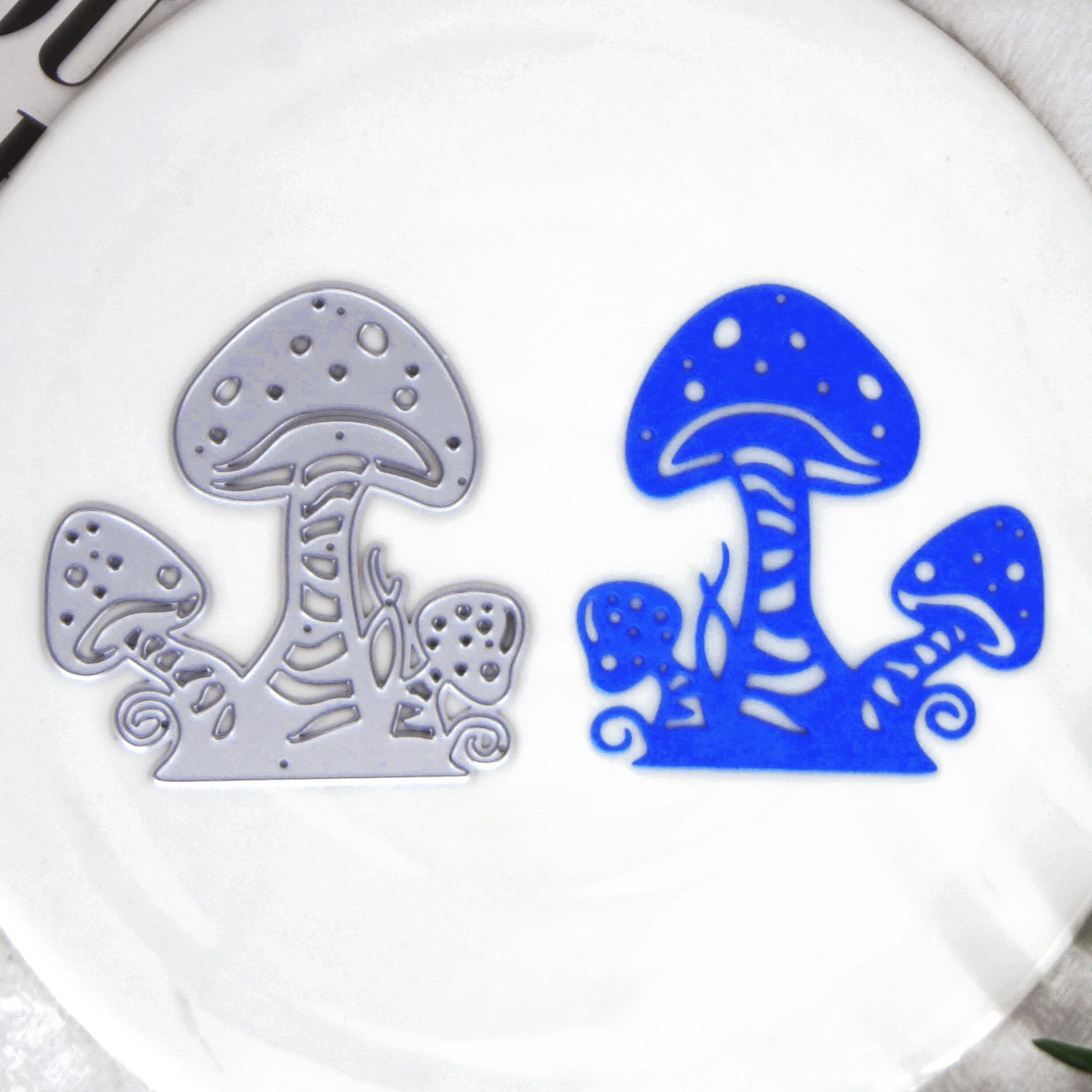 Decorazione A Fungo Fai Da Te Mestiere Taglio Del Metallo Fustellatura Scrapbook Carta Goffrata Invito Album Clipart Craft Template Stencil Di