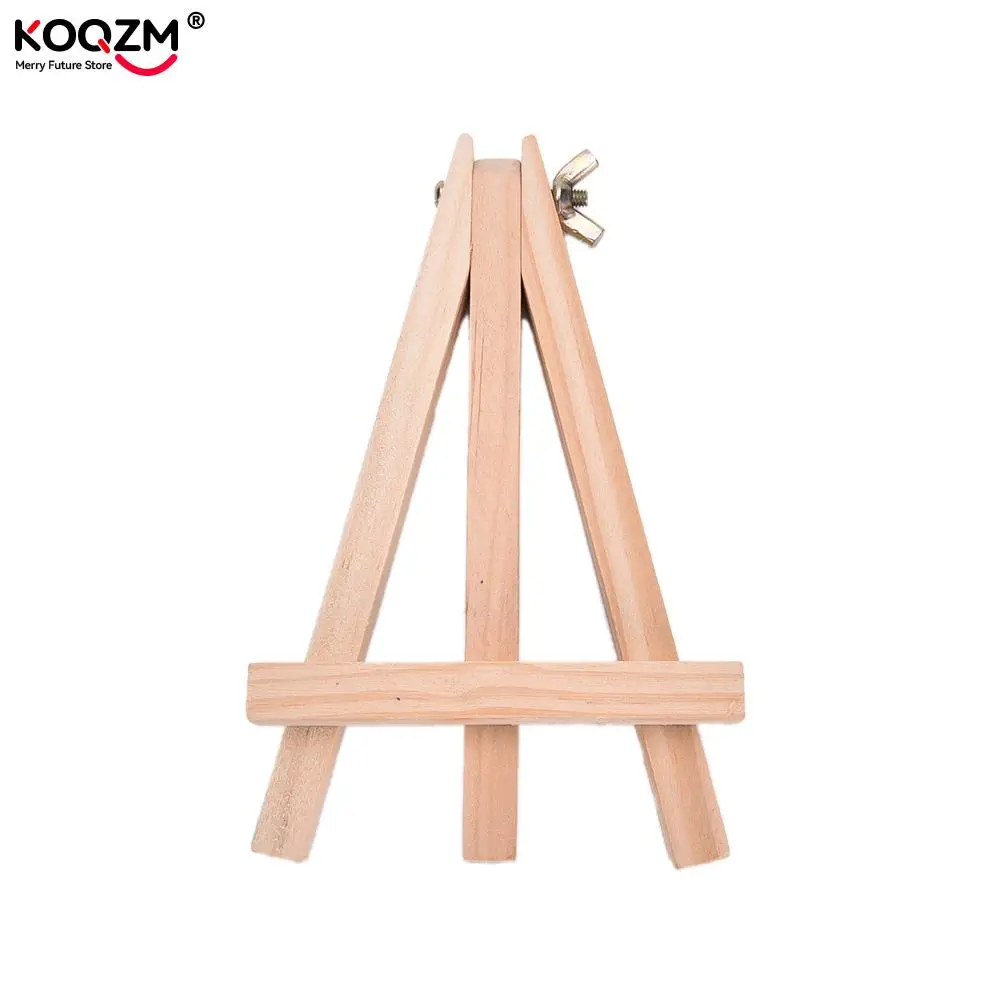 Caballete de madera para artista, soporte de exhibición con número de