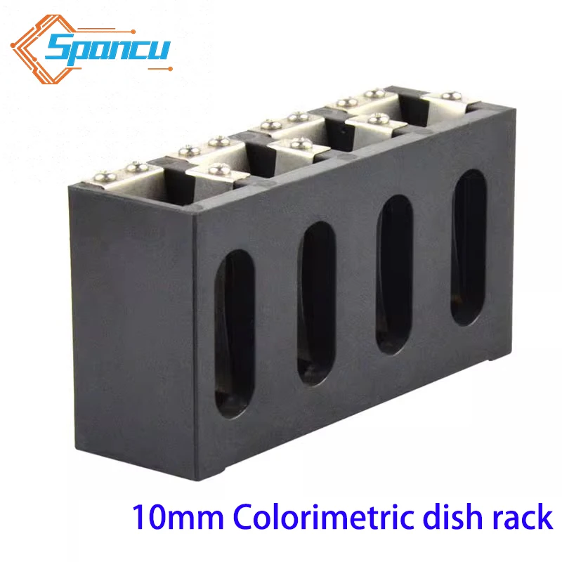 1pcs Optical path 10mm suitable for colorimetric dishes Fixed colorimetric dish rack/four slot rack