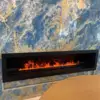 1000mm Intelligent Free Standing Electric Stainless Decorative Style Led Steam Flame Indoor Burning 3d Water Vapor Fireplaces 1
