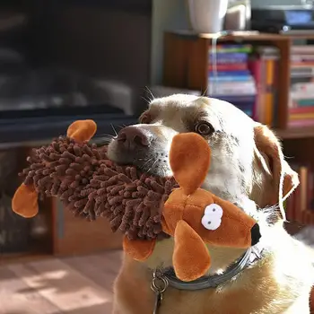 Stuffed Dog Toys Squeaky Dog Plushies For Chewing Dogs Entertainment Supplies Easy To Clean Plush Toys For Pet Shelter Home 2