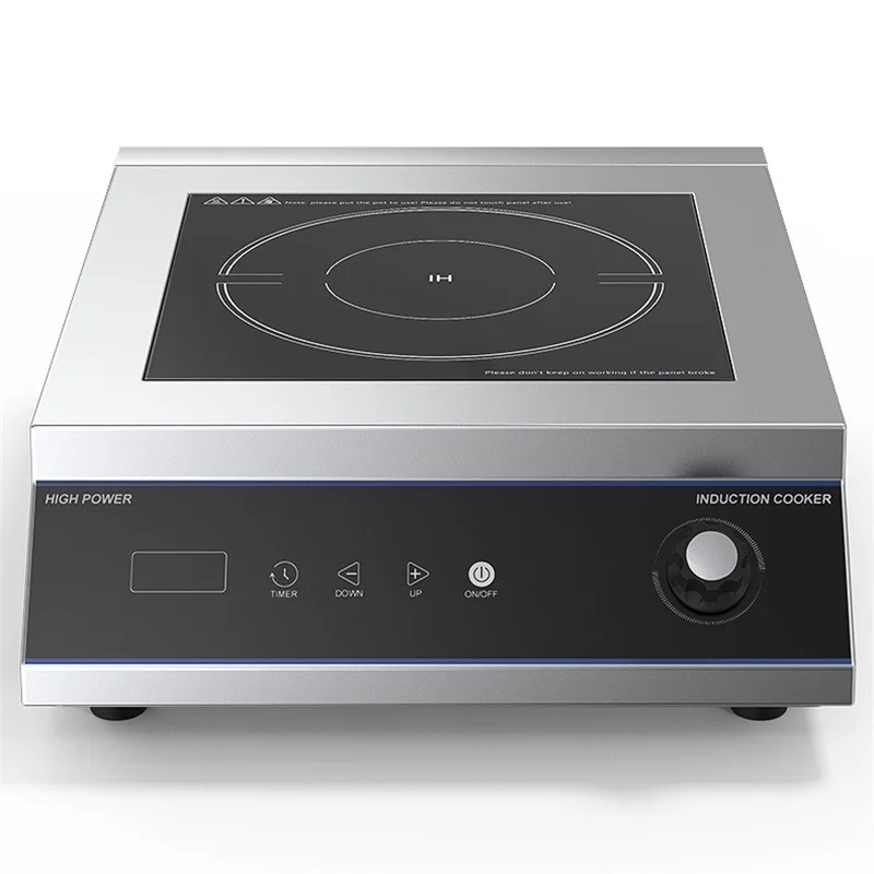 Commercial induction cooker flat 5000W stir-fry high-power restaurant dining table induction cooker 220V/110V general English