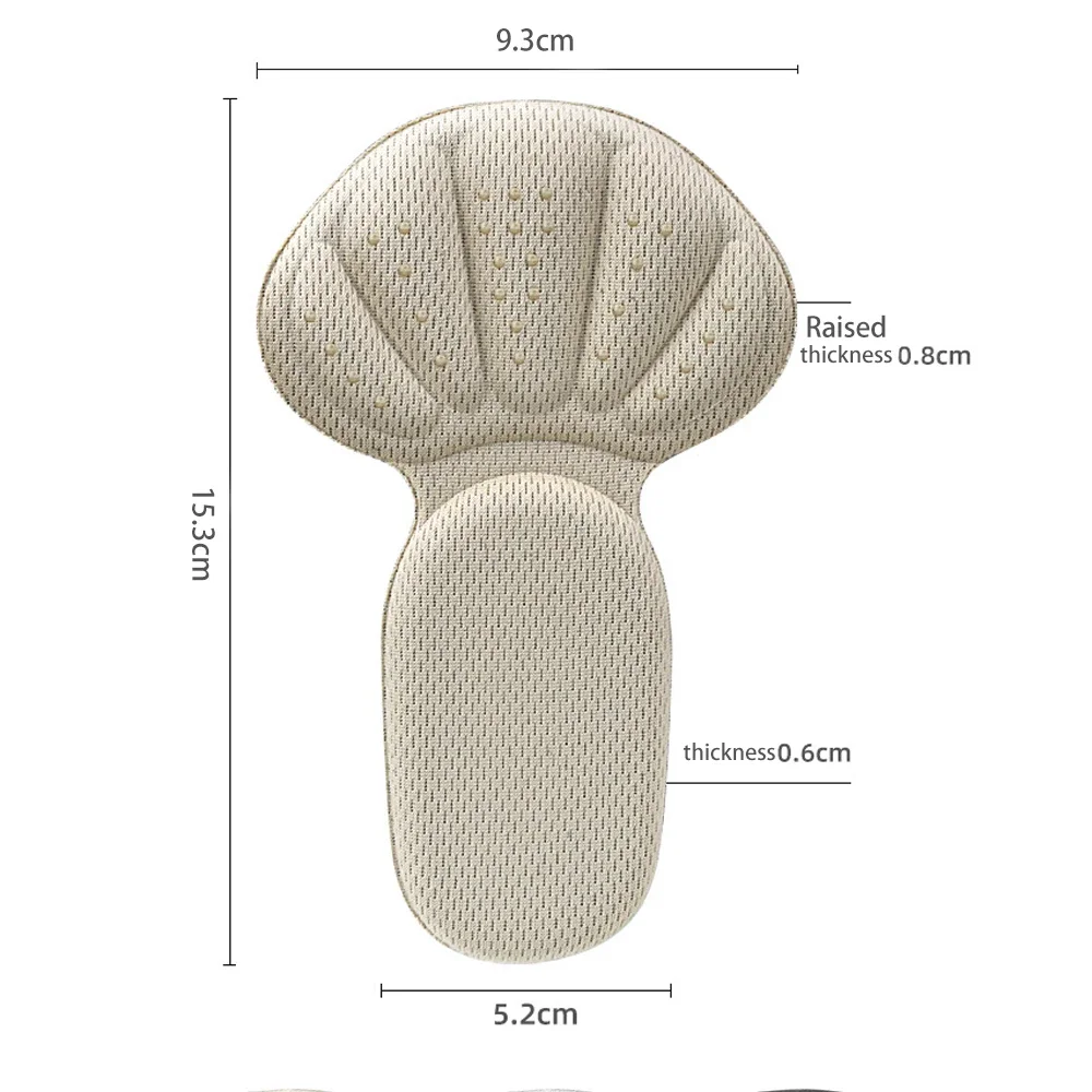 Heel Pad Stickers Women's Memory Sponge Half Insoles High-heel Shoe Pads Pain Relief Protector Cushion Back Sticker Inserts shoe insoles,heel cushion insole,heel patch insole,heel cushion protector,heel insoles,heel protector patches,heel protector pads,heel protector,shoe stickers