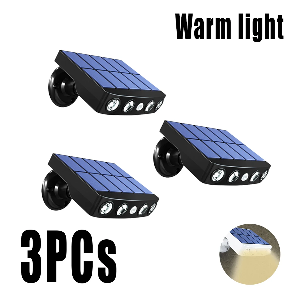 solar lantern lights 1~4PCs Bright Warm White Led Solar Light Outdoor Motion Sensor Lighting for Garden Path Garage Yard Street Wall Lamps Waterproof solar deck post lights Solar Lamps