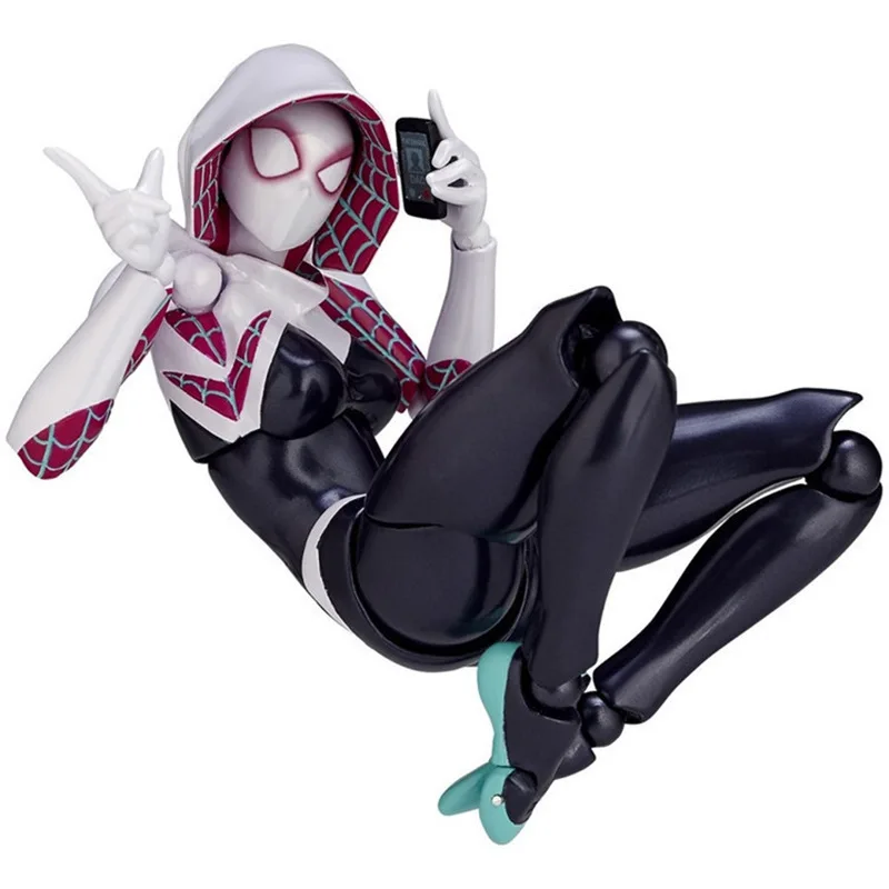 

New Marvel Spider-Man Across the Universe Movie Gwen Character Character Mannequin PVC Sculpture Series Model Toys Gifts HotToys