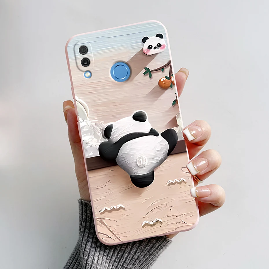 Cute Rabbit & Panda Painted Soft Silicon Cover for Huawei Honor Play 6.3