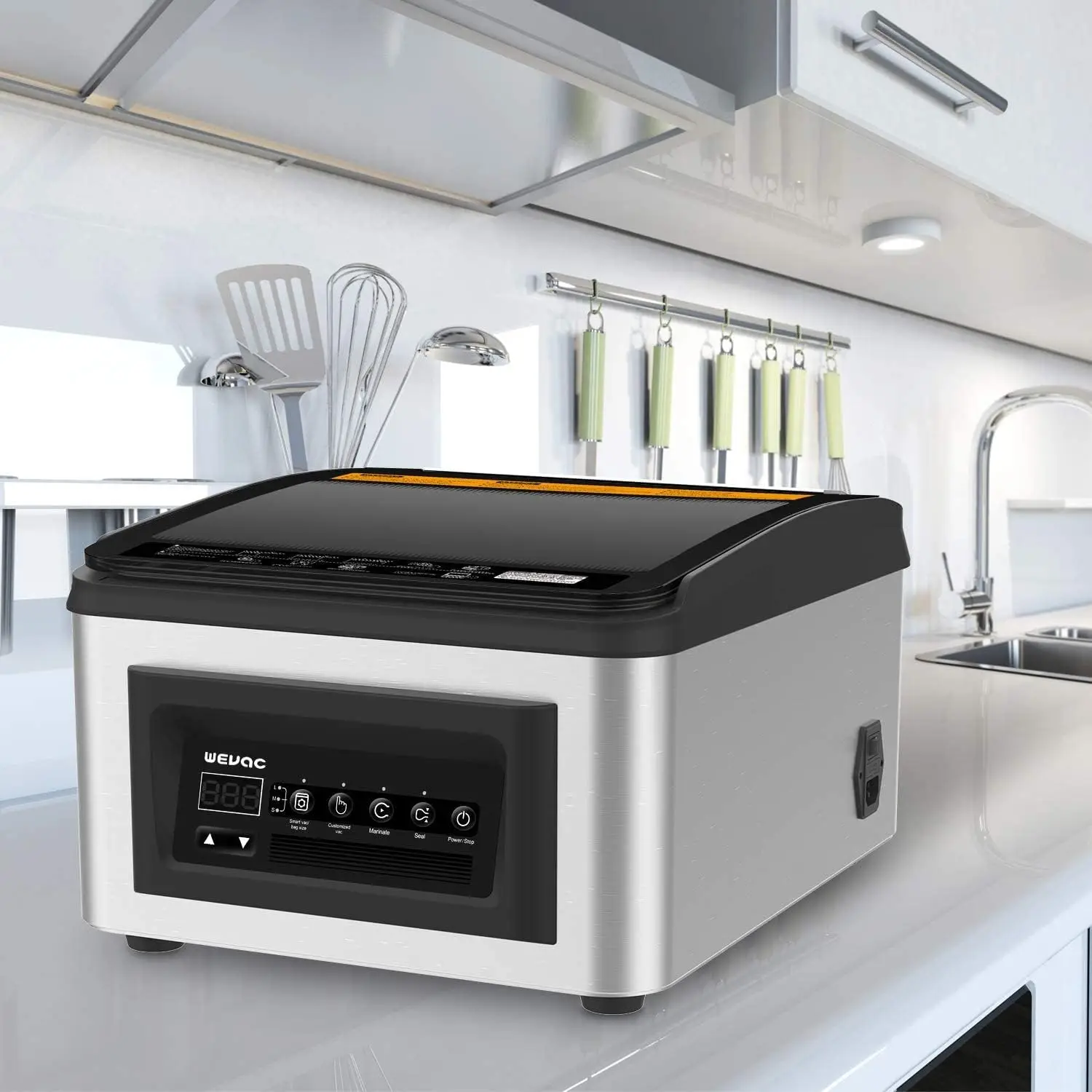 12-Inch Chamber Vacuum Sealer CV12 - For Fresh Meats, Soups, Sauces. Heavy Duty, Commercial Width, Compact 6
