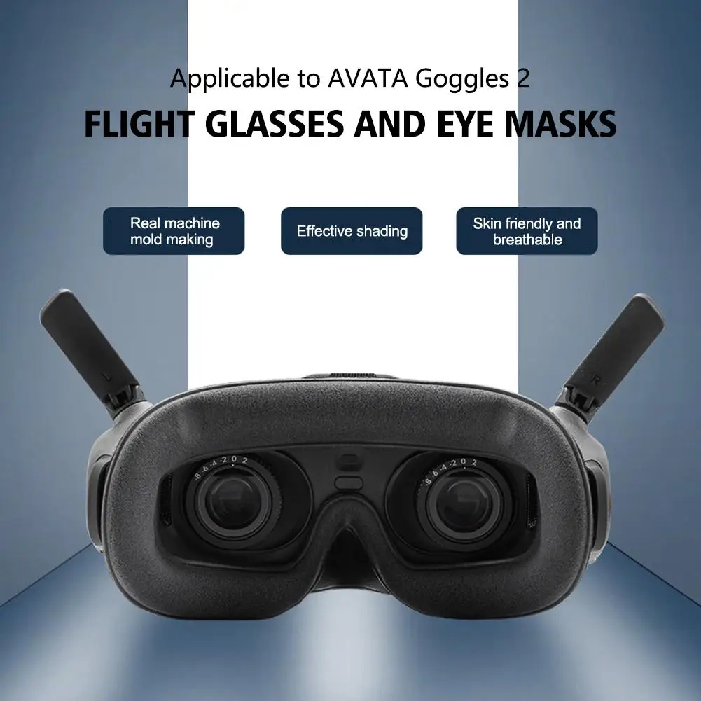 BRDRC Avata Goggles 2 Eye Mask Sponge Protective Cover Replacement Soft Face Plate Eye Pad for DJI Avata Glasses Accessories images - 6