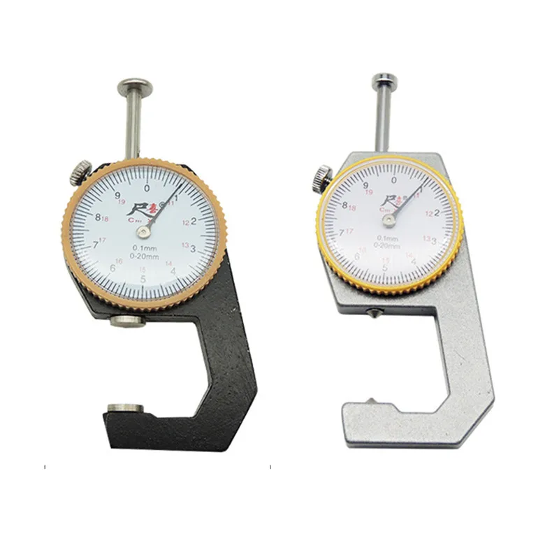 1Pcs 0-10/20/30mm Dial Thickness Gauge Leather Paper Thickness Meter Tester For Leather Flim Paper thickness gauge