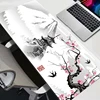 Mouse Pad XXL Mousepad Computer Keyboard Pad Mouse Mat Gamer Soft Office Carpet Japanese Cherry Blossom Pagoda Table Mat Desktop 1