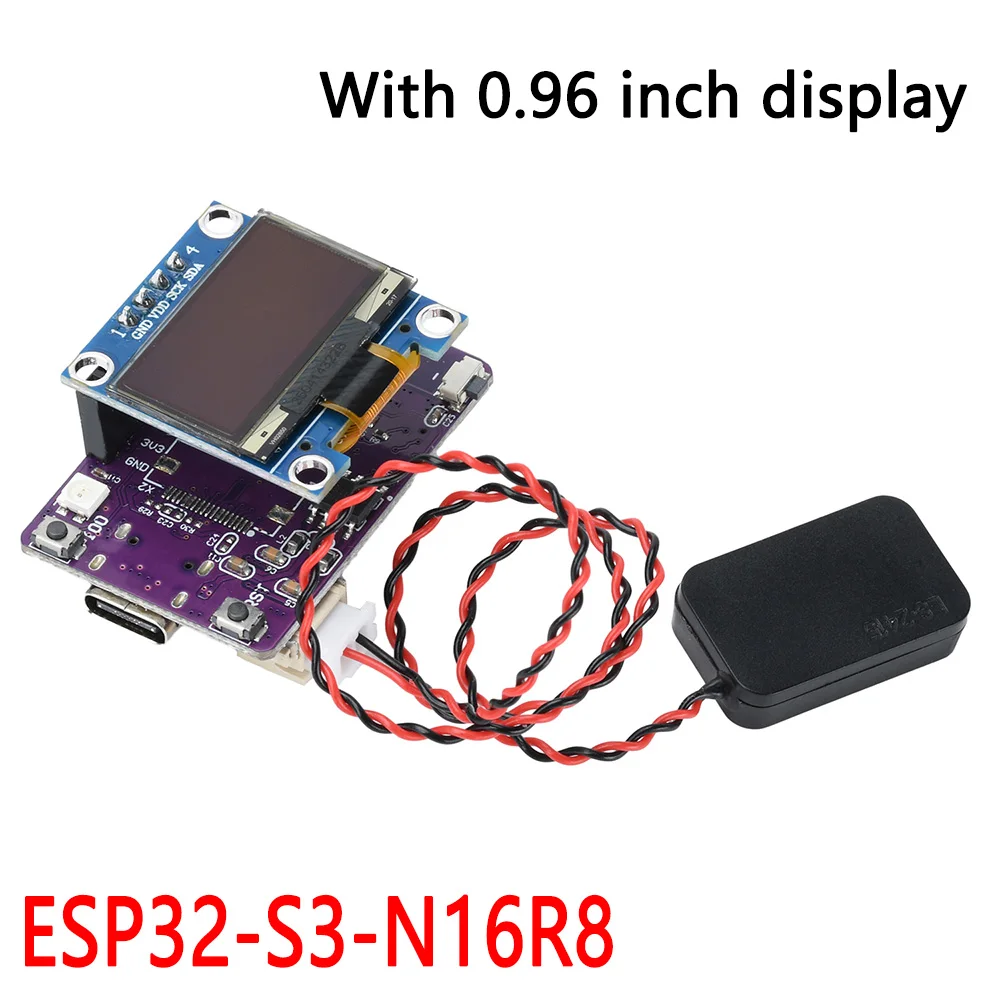 ตัวเลือกสินค้า บอร์ดพัฒนา ESP32-S3 หน้าจอ OLED 0.96 นิ้ว สำหรับโปรเจกต์อัจฉริยะ