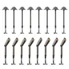 Outdoor Landscape Lighting Set Low Voltage Path Lights 8 Pack 3W 180 Lumen Pathway Lights with 8 Pack Spotlight 20W Halogen 176 1