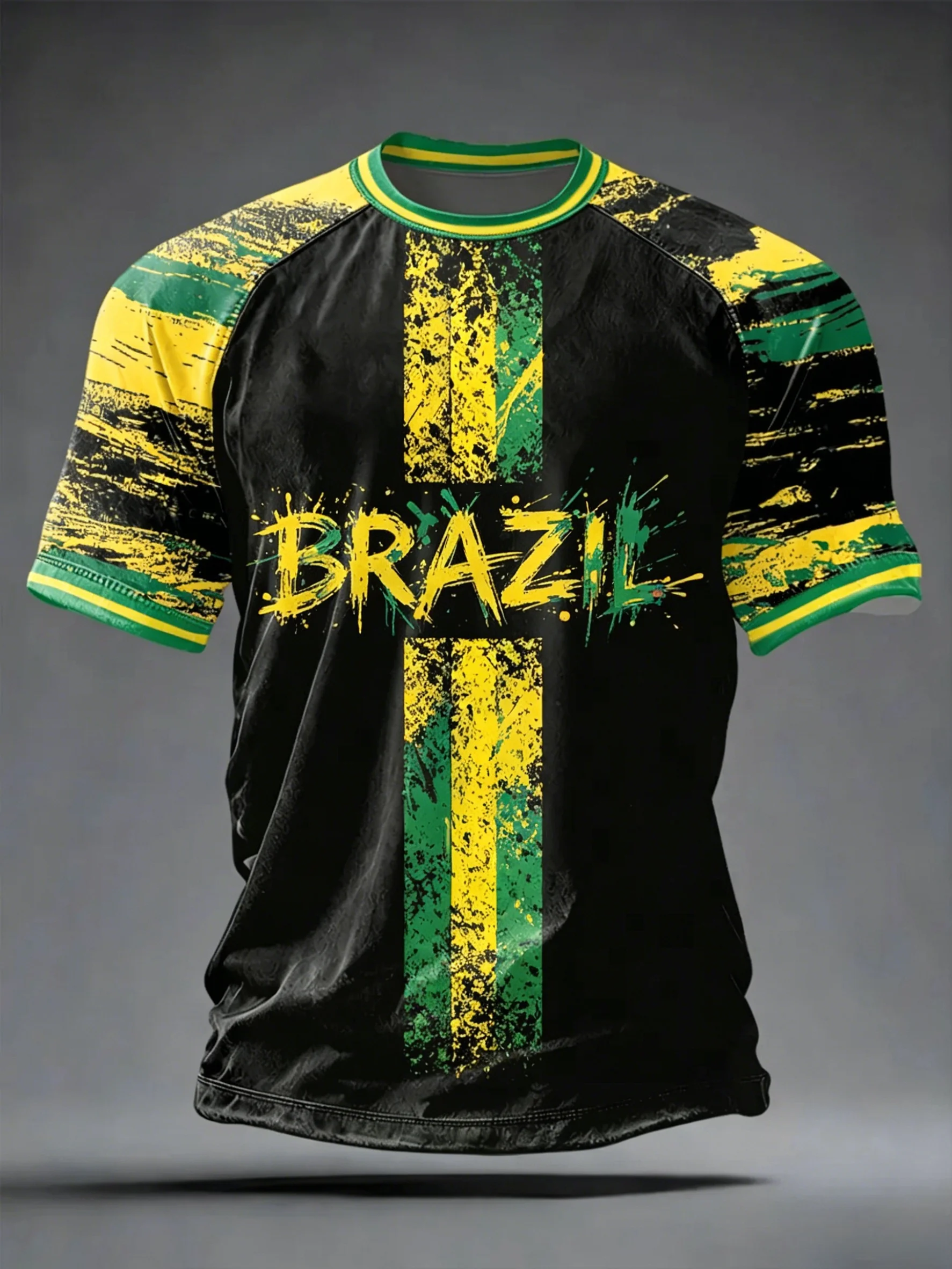 2026 Summer New Brazil Football Jerseys For Men Classic God Brazil Short Sleeve… - Image 2