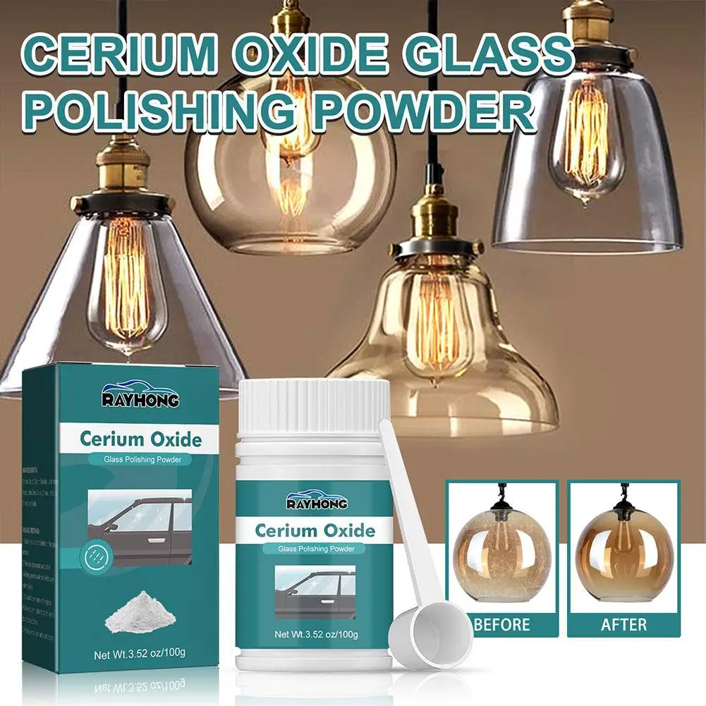 

Window Glass Crack Repair Glass scratch cleaning powder stain defogging oil Car windshield cleaning powder repair scratch a K3F8