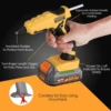 7mm Cordless Hot Glue Gun Compatible with Dewalt 18V 20V MAX Battery Full Size DIY Repair Tool Christmas Gifts(tool only) 5