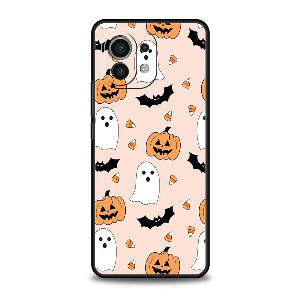 Autumn Leaves & Halloween Fox Pumpkin Phone Case Cover