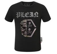2025 hommes designer haute qualité tenues diamant hommes PLEIN ALI Homme été Slim Fit marque T-Shirts 4