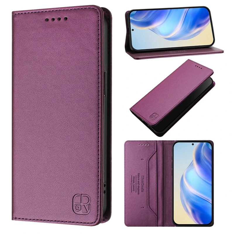Luxury Leather Magnetic Flip Stand Phone Case Cover - Premium Protection with Elegant Design
