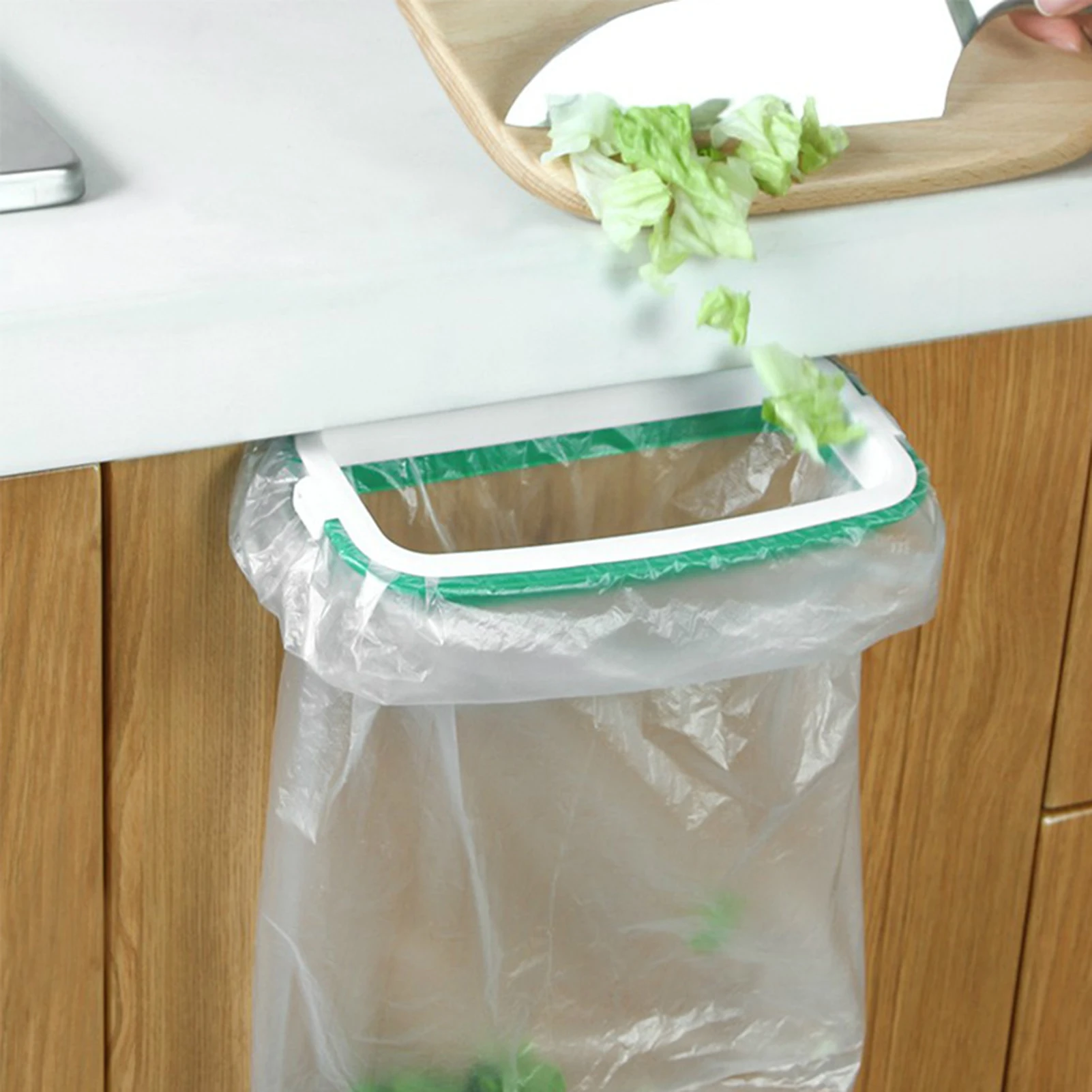 Sopra l'armadio porta sacchetti della spazzatura in plastica organizzatore  appeso porta sacchetti della spazzatura per lo Shopping sacchetti della  spesa - AliExpress