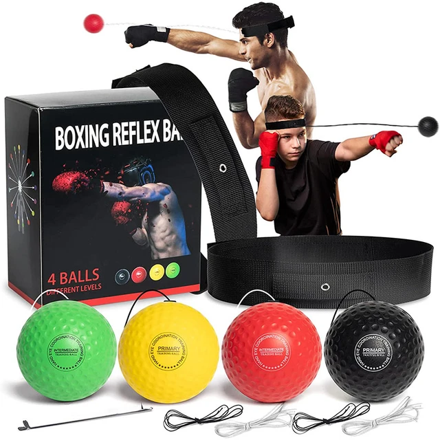 Boxing Reflex Speed Punch Ball MMA Sanda Boxer Raising Reaction Force Hand  Eye Training Set Stress Gym Boxing Muay Thai Exercise - AliExpress