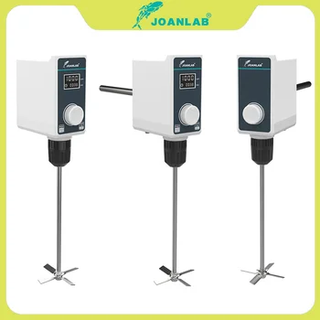 Agitatore da laboratorio elettrico JOANLAB con display digitale, agitatore a soffitto con altezza regolabile, attrezzatura da laboratorio senza supporto
