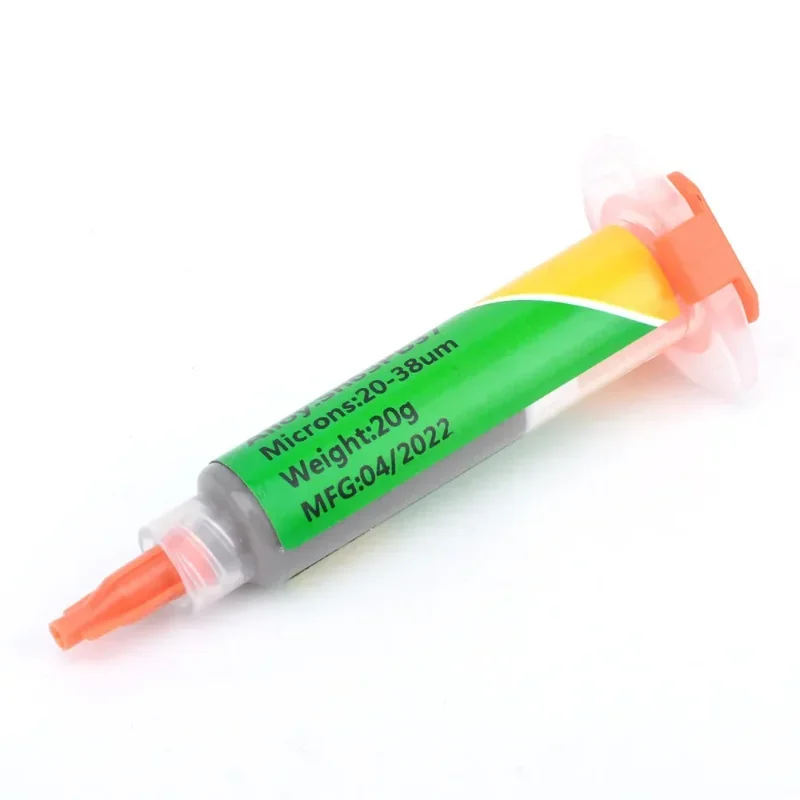 

20g Sn42Bi58 Solder Paste Repair Solder Paste Syringe Type Low Medium High Temperature 138C Welding Tools Lead Free