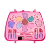 Safe Non Toxic Children Girl Princess Makeup Set Eyeshadow Lipstick Brush  Pr 2