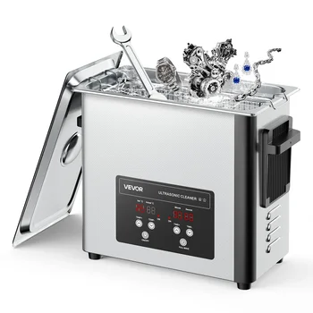 SucceBuy 6L 10L 15L 30L Ultrasonic Cleaner Stainless Steel Ultrasonic Cleaning Bath Machine for Watches Razors Jewelry Coins 1