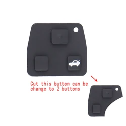 Premium Remote Car Key Shell Fob Cover Case for 2Pieces Button Pad